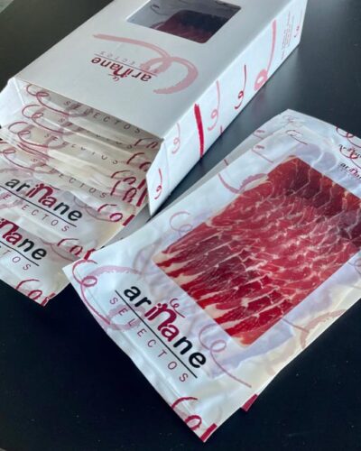 Caja de 10 sobres de paleta Selección Ariñane loncheada.